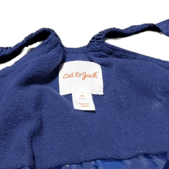 Cat & Jack Snow Overalls Size 4T - Picture 3 of 3